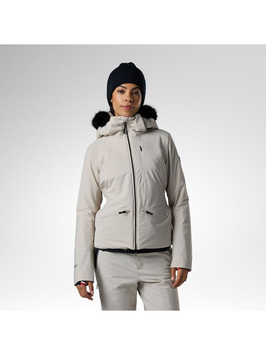 Kurtka narciarska damska ROSSIGNOL W Snowdazzle Insulated Ski Jkt szara
