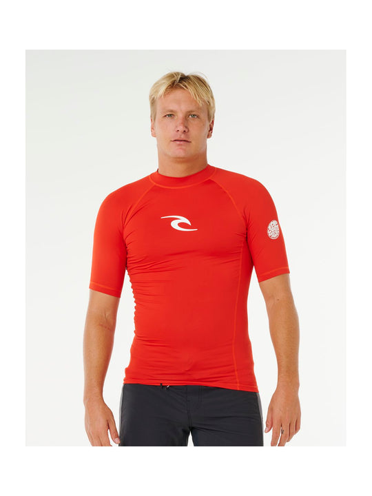 Lycra męska RIP CURL Waves Upf Perf S/S czerwona
