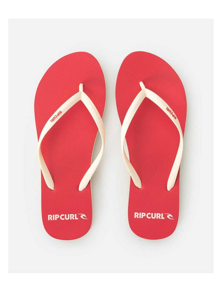 Japonki plażowe damskie RIP CURL Bondi Bloom Open Toe czerwone