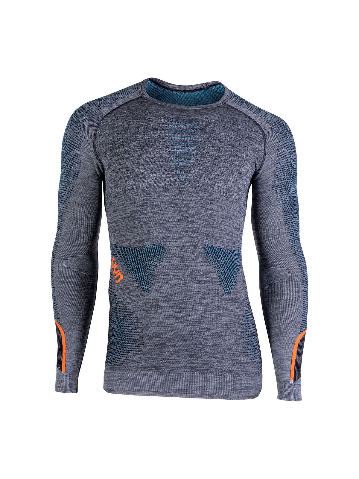 Koszulka UYN Ambityon Uw Shirt Lg Sl. Melange czarny