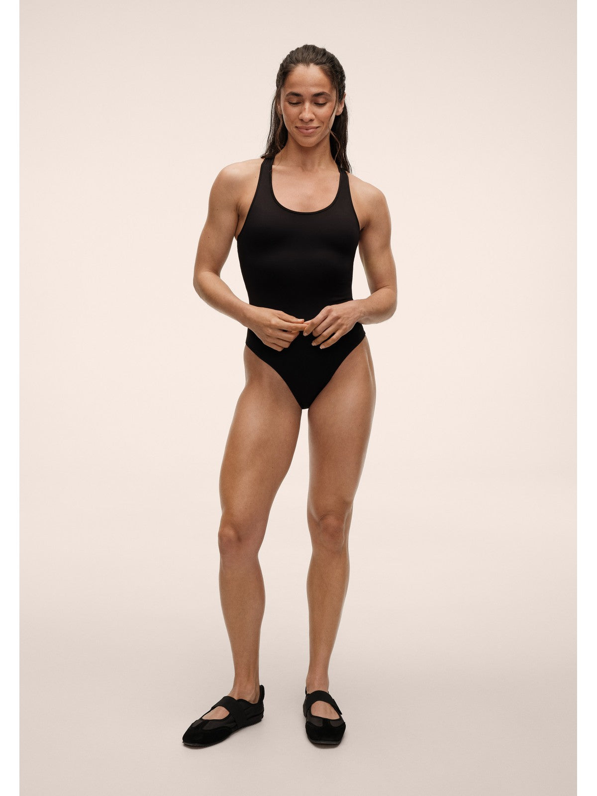 Body damskie CASALL Racerback Mesh Back Body czarne