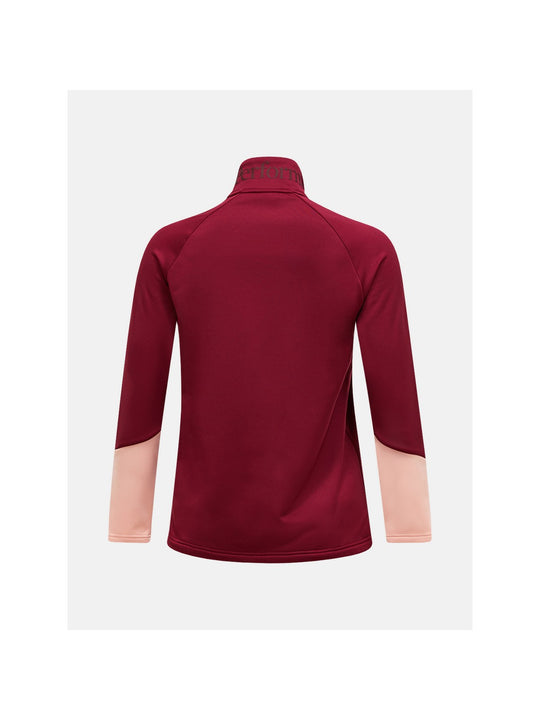 Bluza PEAK PERFORMANCE W Rider Essentials Zip Jacket bordowy
