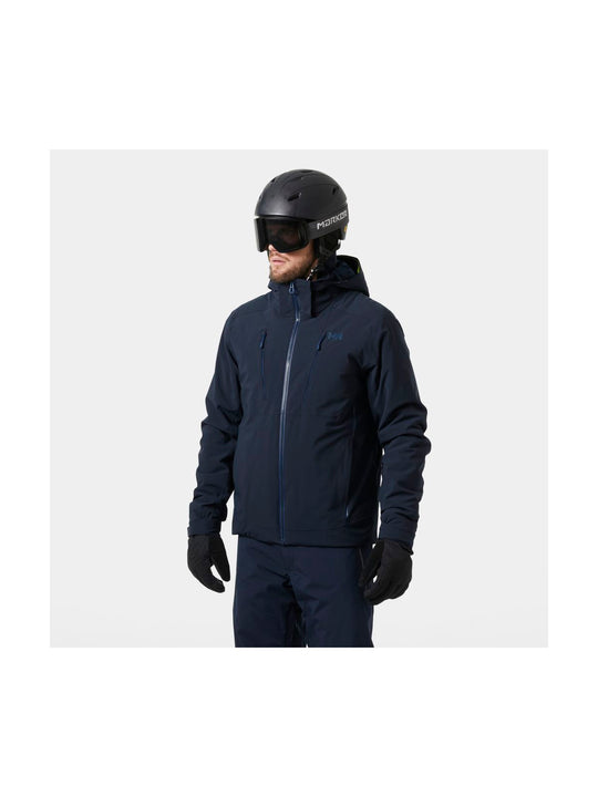 Kurtka narciarska męska HELLY HANSEN ALPHA 4.0 JACKET granatowa
