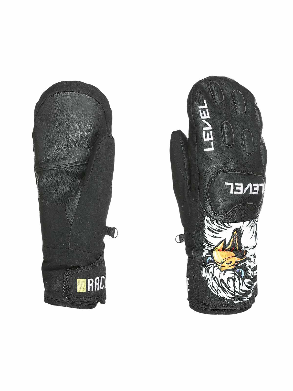Rękawice narciarskie LEVEL Race JR Mitt PK Black