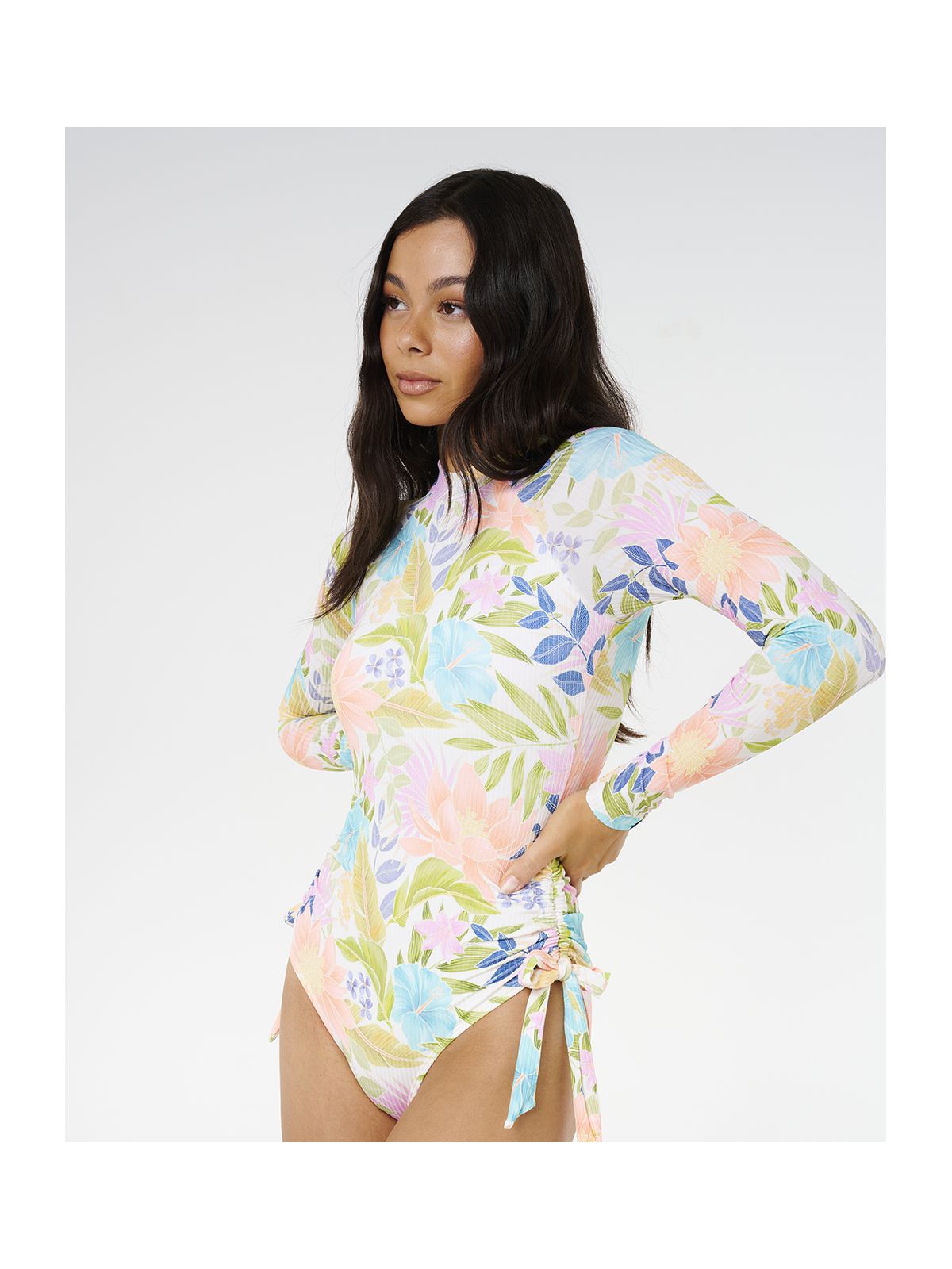Kostium damski RIP CURL Catalina Island Upf Surf Suit multikolor