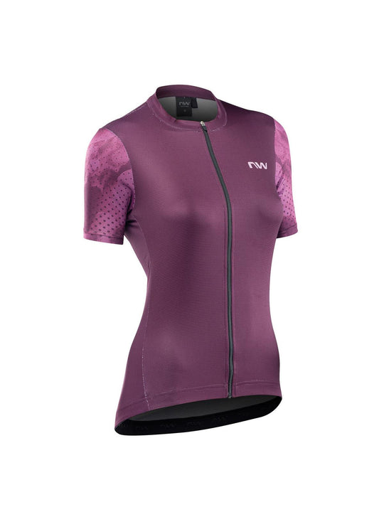 Koszulka rowerowa damska NORTHWAVE Origin Woman Jersey - fioletowy
