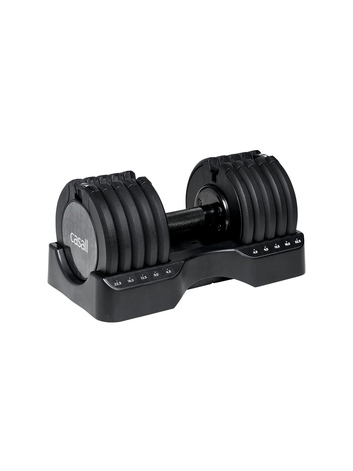 Ciężarek CASALL Adjustable Dumbbell Set 4,5-22,5kg kolor czarny