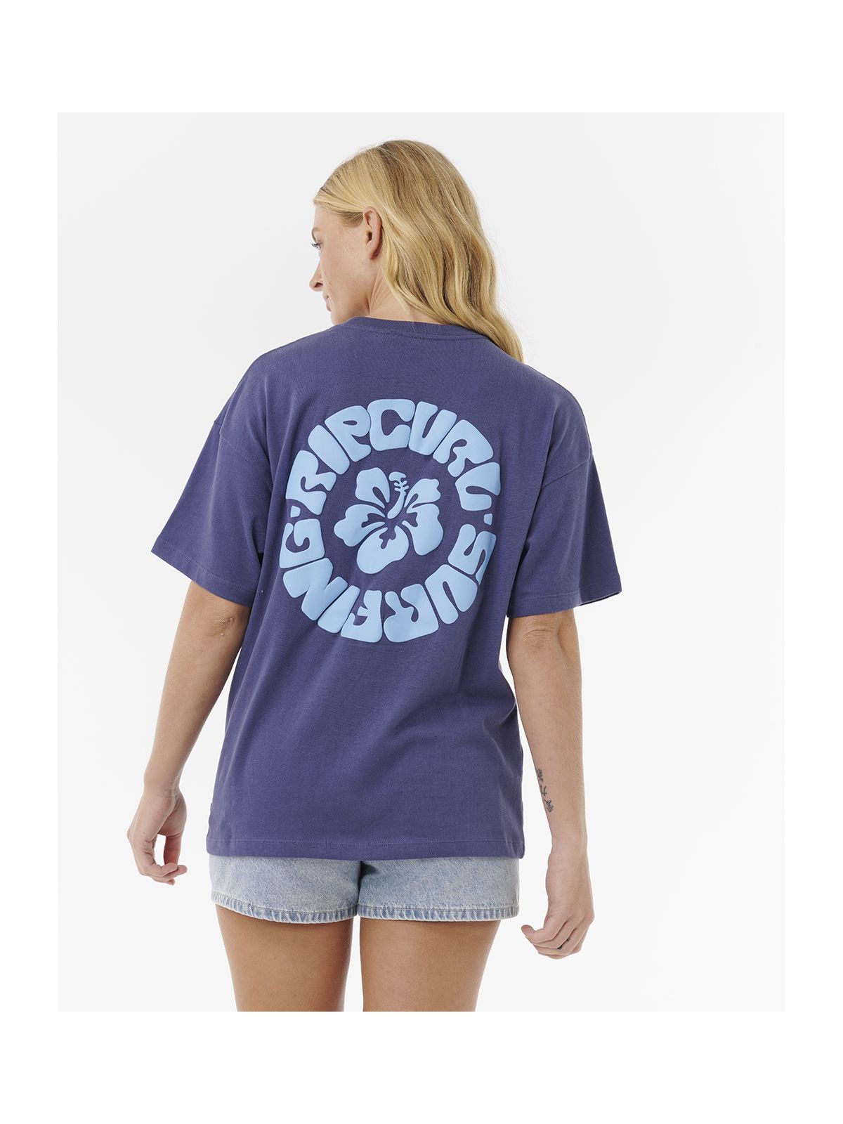 Koszulka RIP CURL LUXE SURF HERITAGE TEE granatowa