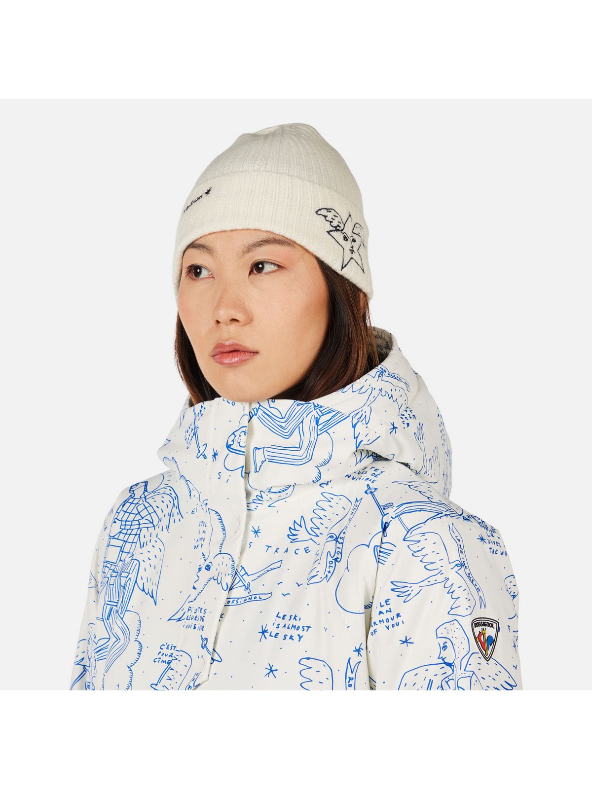 Kurtka narciarska damska ROSSIGNOL W JCC SUBLIM JKT biały