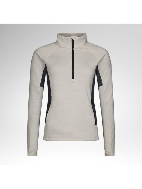 Bluza damska ROSSIGNOL W Premium Half Zip Fleece biała
