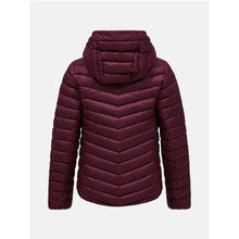 Kurtka damska PEAK PERFORMANCE Frost Down Hood Jacket bordowa
