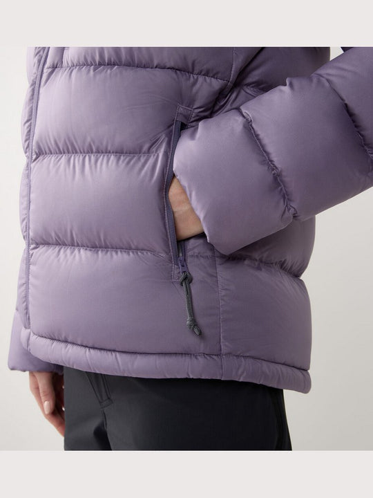 Kurtka puchowa z kapturem damska HAGLÖFS Rosson Down Hood Purple Fog
