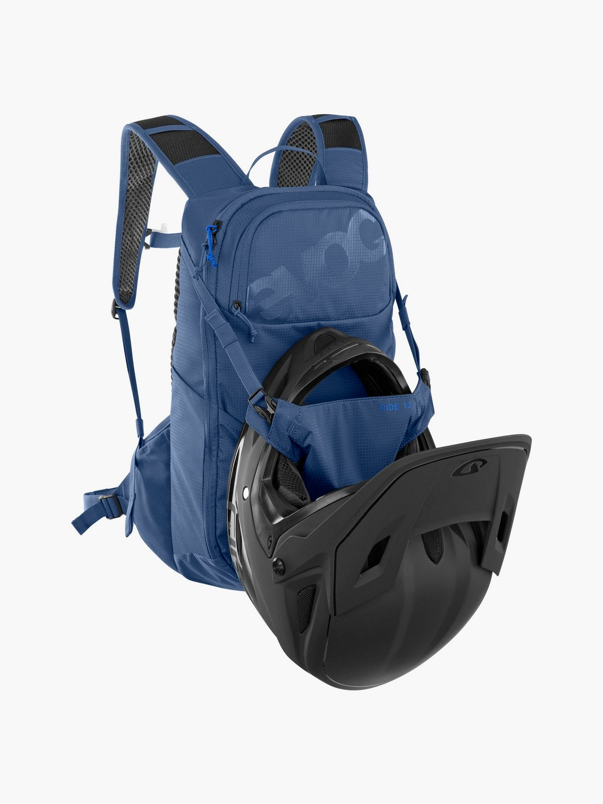 Plecak rowerowy EVOC Ride 12 + bukłak Hydration 2 denim