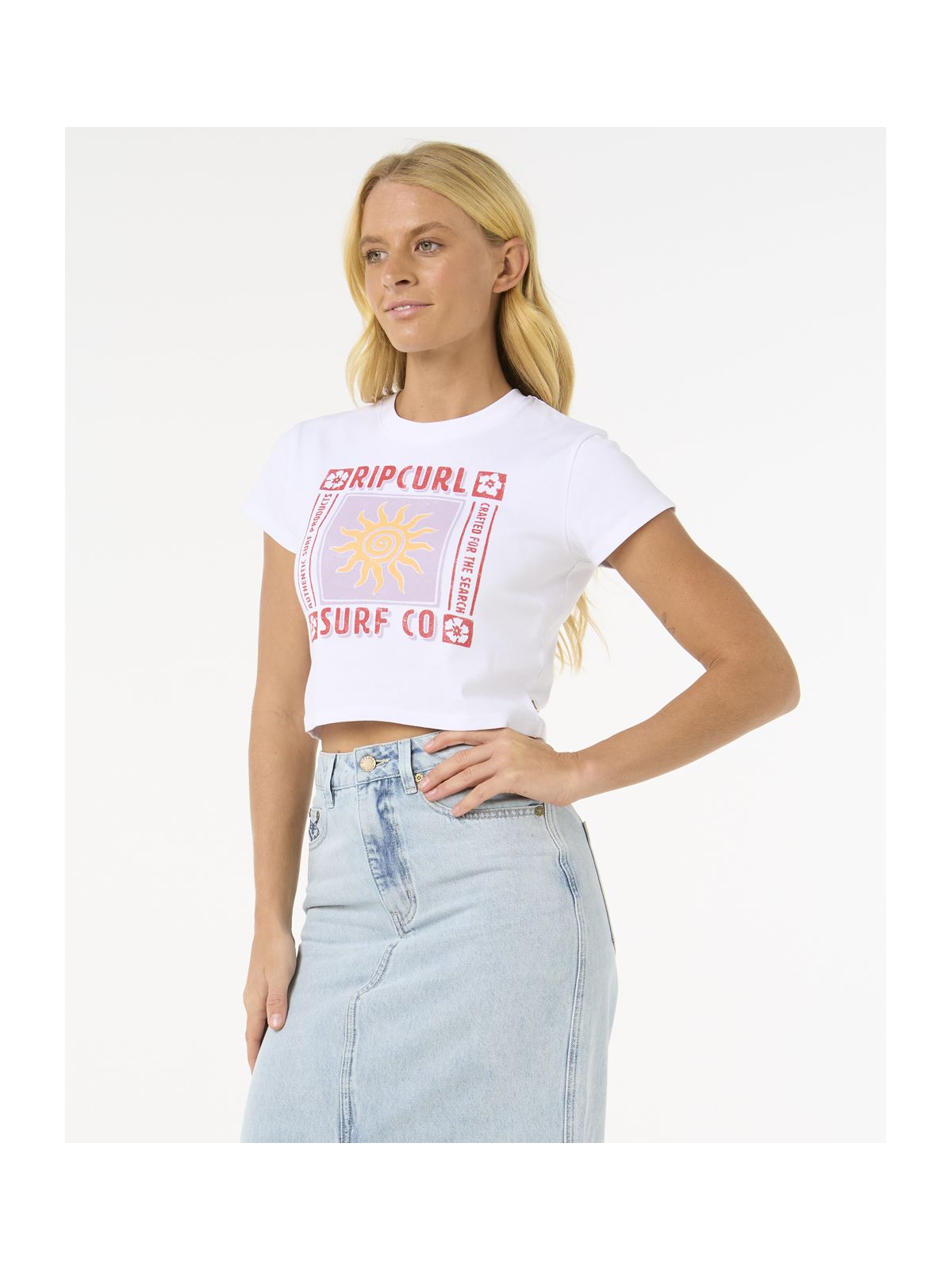 Koszulka RIP CURL Cala Baby Tee biały