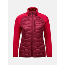 Kurtka PEAK PERFORMANCE Helium Hybrid Down Jacket Women bordowy
