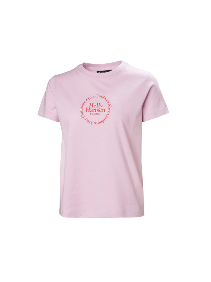 Koszulka HELLY HANSEN W Core Graphic T-Shirt różowy