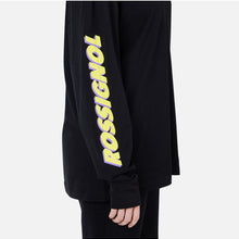 Koszulka unisex ROSSIGNOL SUPER LS TEE czarna
