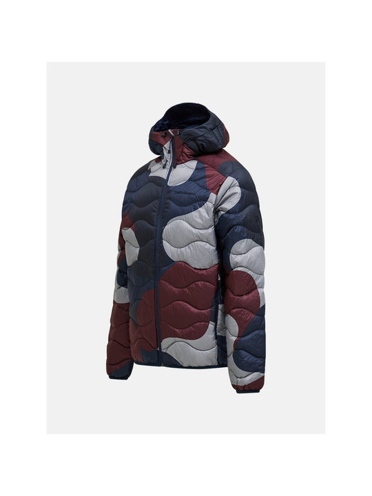 Kurtka męska PEAK PERFORMANCE Helium AOP Down Hood Jacket Multicolor
