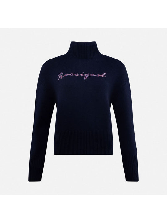 Sweter damski ROSSIGNOL W SIGNATURE SWEATER granatowy
