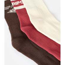 Skarpety damskie RIP CURL Icons Of Surf Sock 3-Pk brązowe
