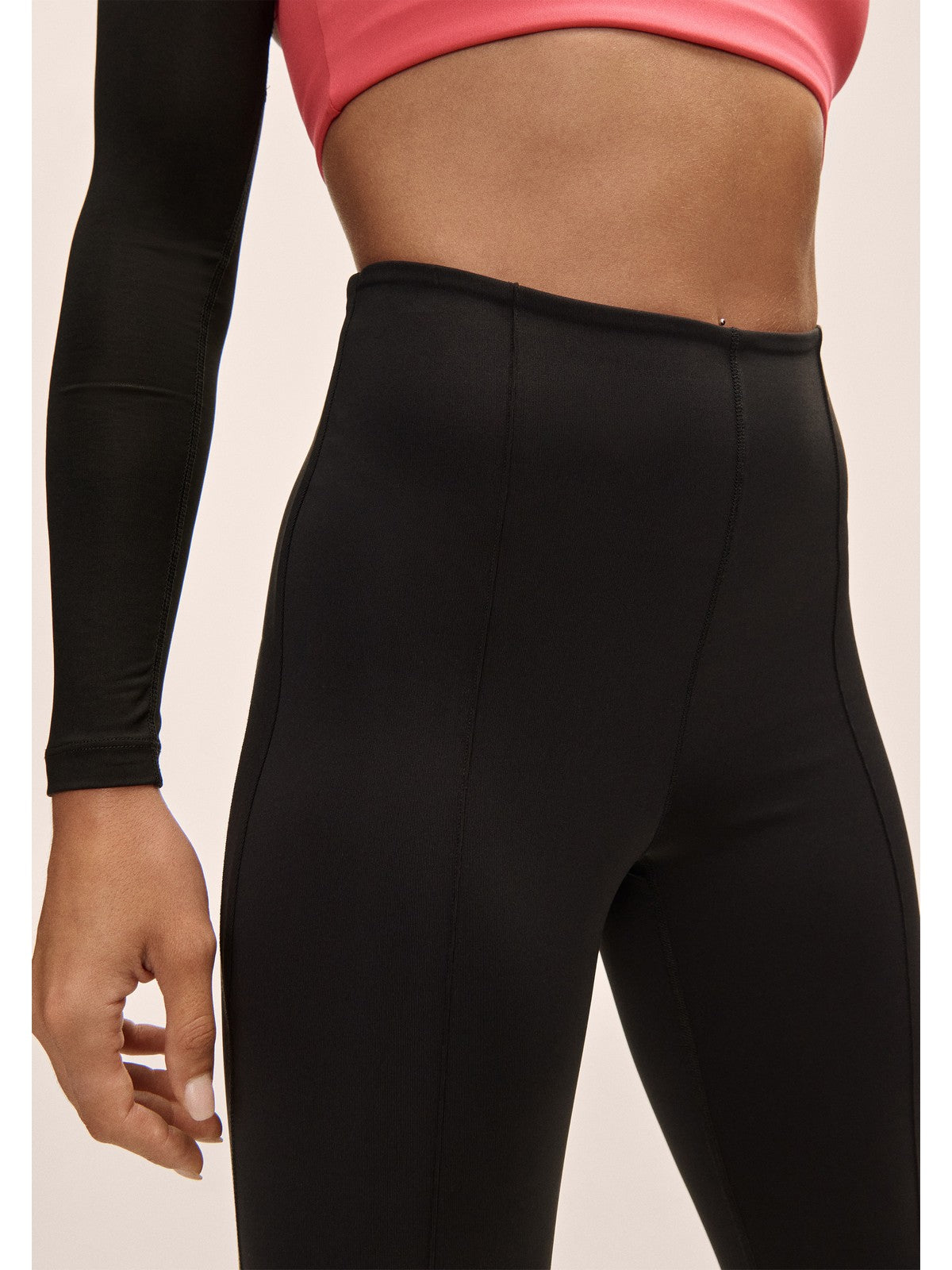 Legginsy damskie Casall Edge High Waist Tights czarny