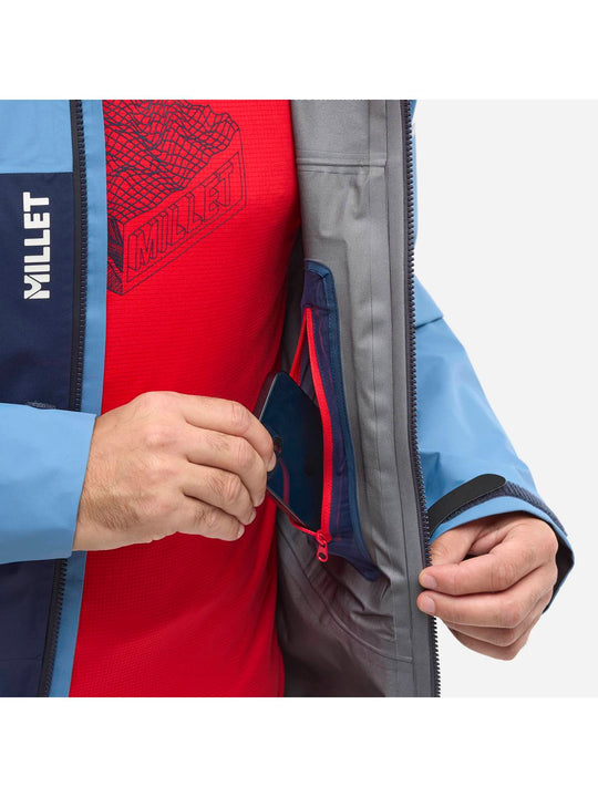 Kurtka MILLET KAMET LIGHT GTX JKT M granatowy - Adventure Sports
