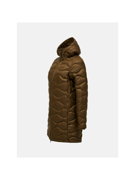 Parka damska PEAK PERFORMANCE Helium Down Parka brązowa
