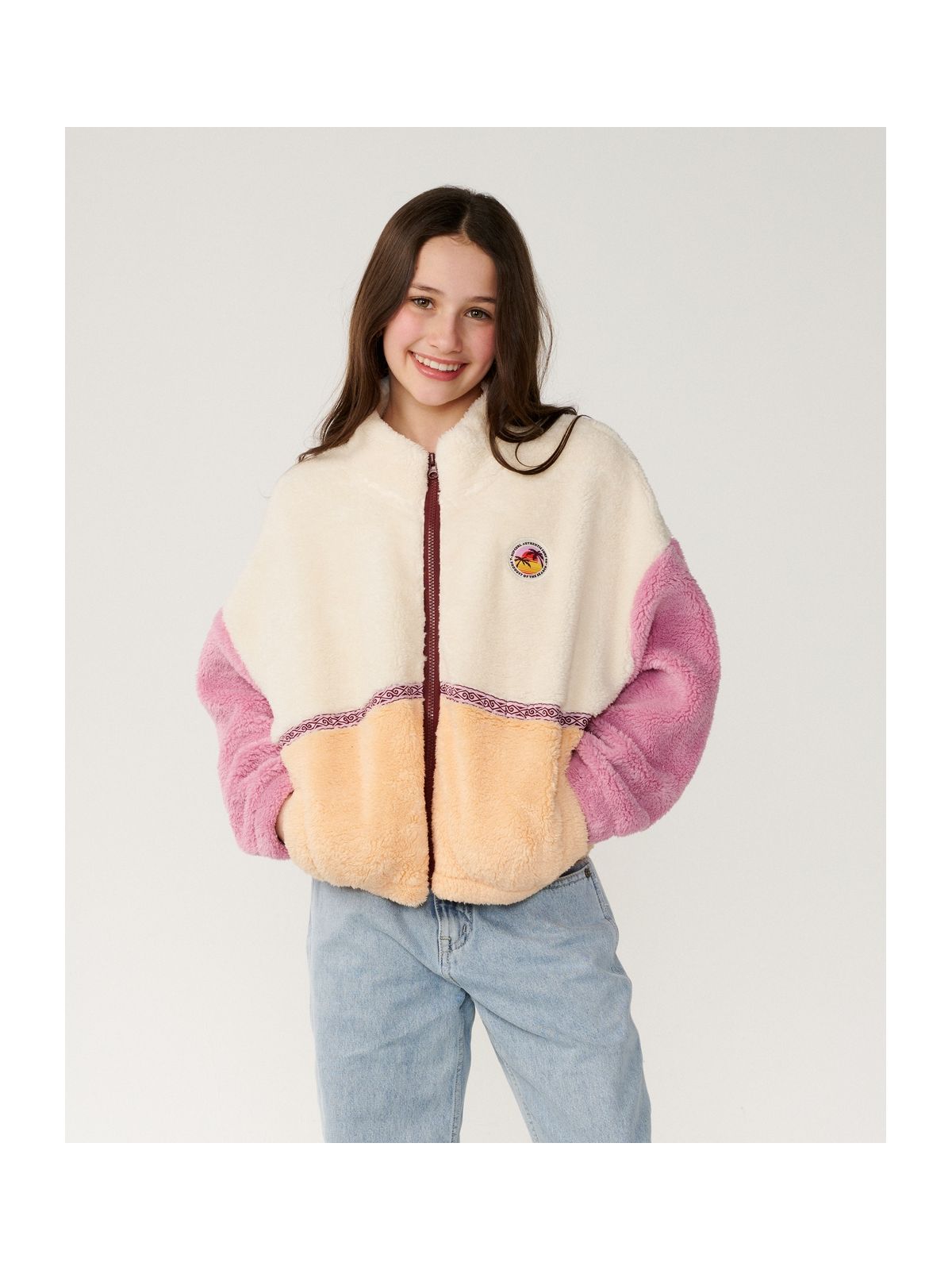 Polar juniorski RIP CURL Surf Revival Zt Polar - Girls różowy