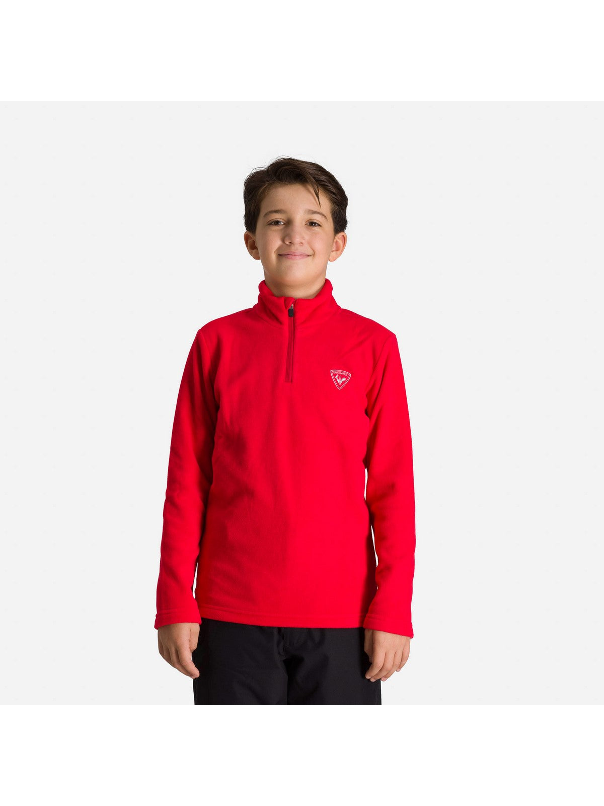 Bluza Rossignol Boy 1/2 Zip Fleece czerwony