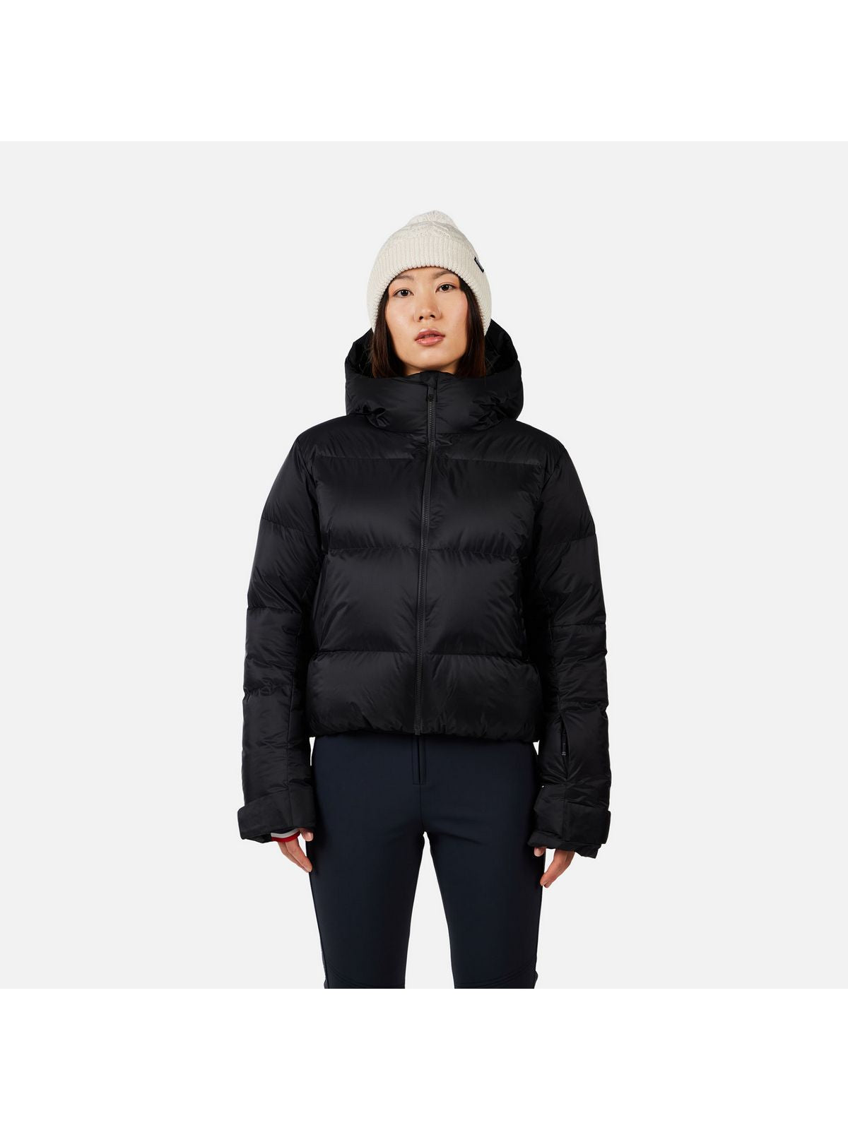 Kurtka narciarska damska ROSSIGNOL W DAILLE DOWN JKT czarna