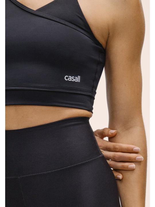 Top CASALL Asymmetry Sports Top kolor czarny
