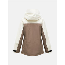 Kurtka narciarska damska PEAK PERFORMANCE Vertec HIPE 3L Shell Jacket brązowa
