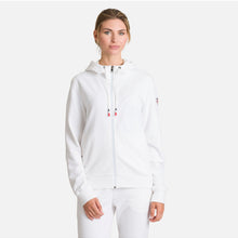 Bluza Rossignol W Logo Sweat Fz Hood Fl biały - Adventure Sports
