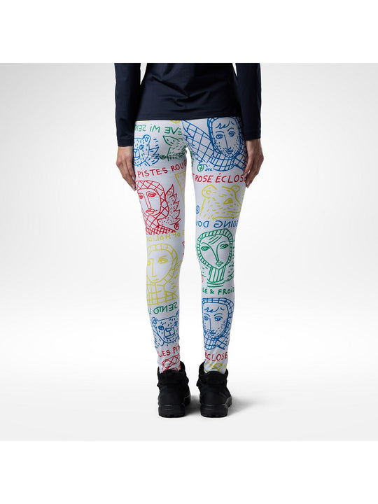Legginsy damskie ROSSIGNOL W Jcc Tight multikolor
