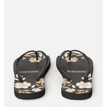 Japonki plażowe damskie RIP CURL Mixed Bloom Open Toe czarne
