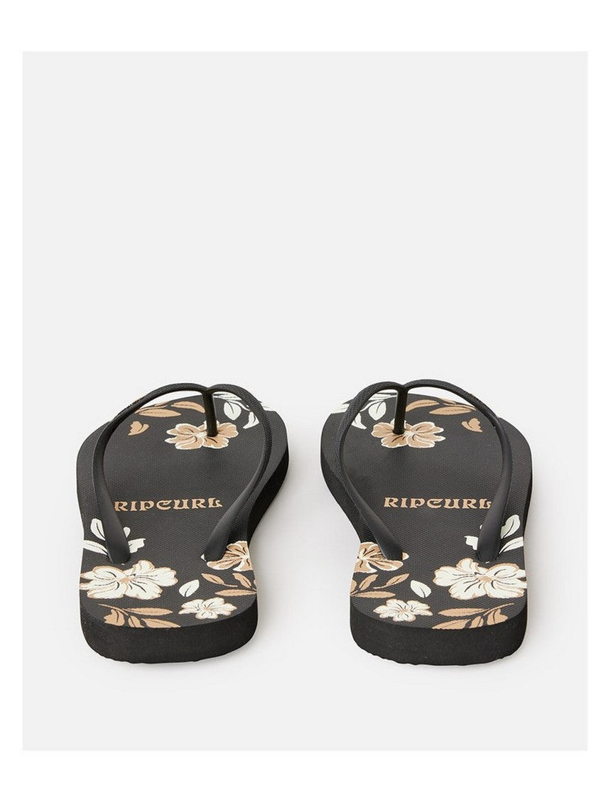 Japonki plażowe damskie RIP CURL Mixed Bloom Open Toe czarne