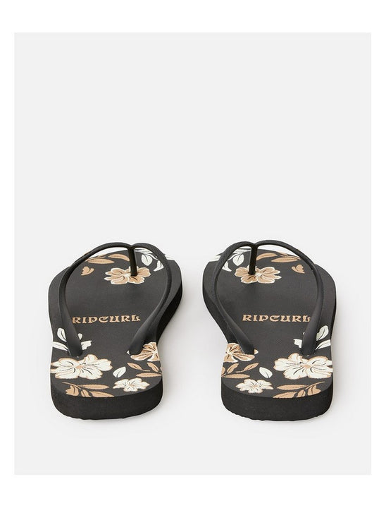 Japonki plażowe damskie RIP CURL Mixed Bloom Open Toe czarne
