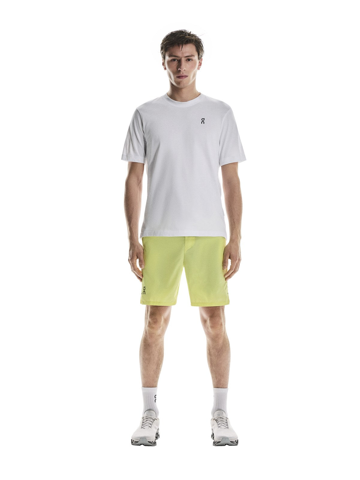 Szorty do biegania On Performance Hybrid Short żółty