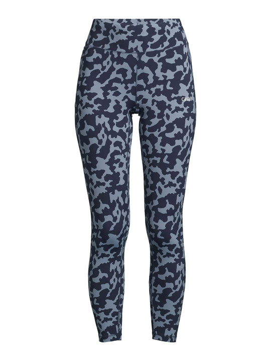 Legginsy damskie CASALL Essential Printed Tights niebieskie
