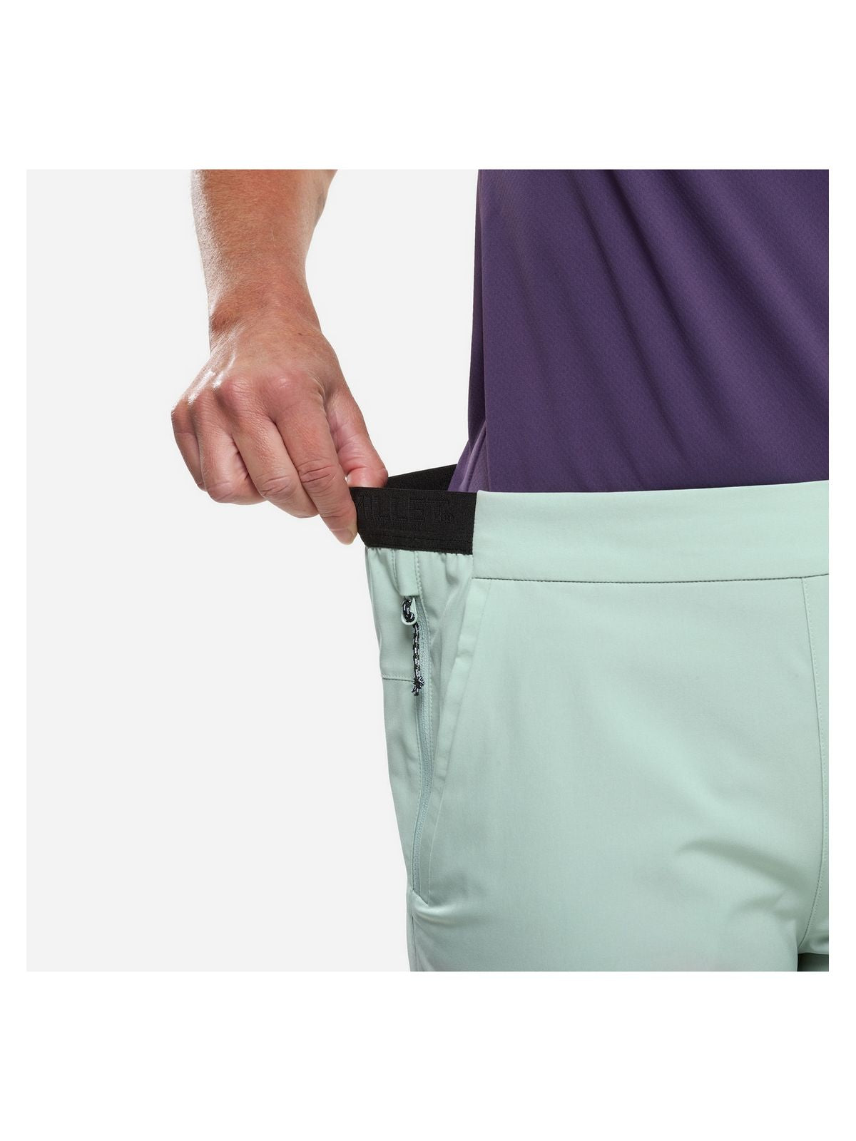 Szorty damskie MILLET Parmelan Str Short W pastelowy zielony