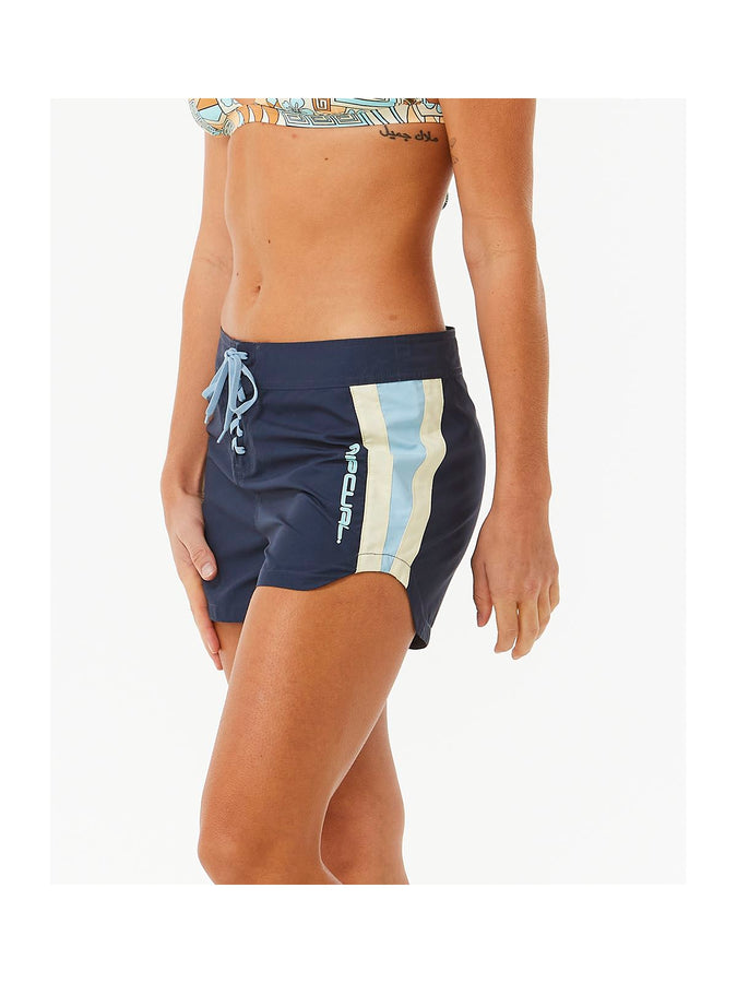 Boardshorty RIP CURL Block Party Hi Waist 3" granatowy