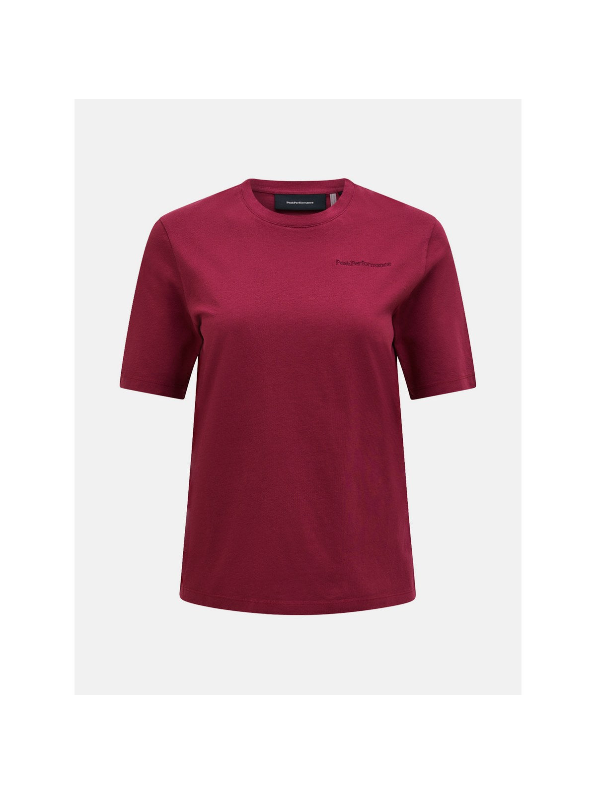 Koszulka PEAK PERFORMANCE Original Small Logo Tee Women bordowy