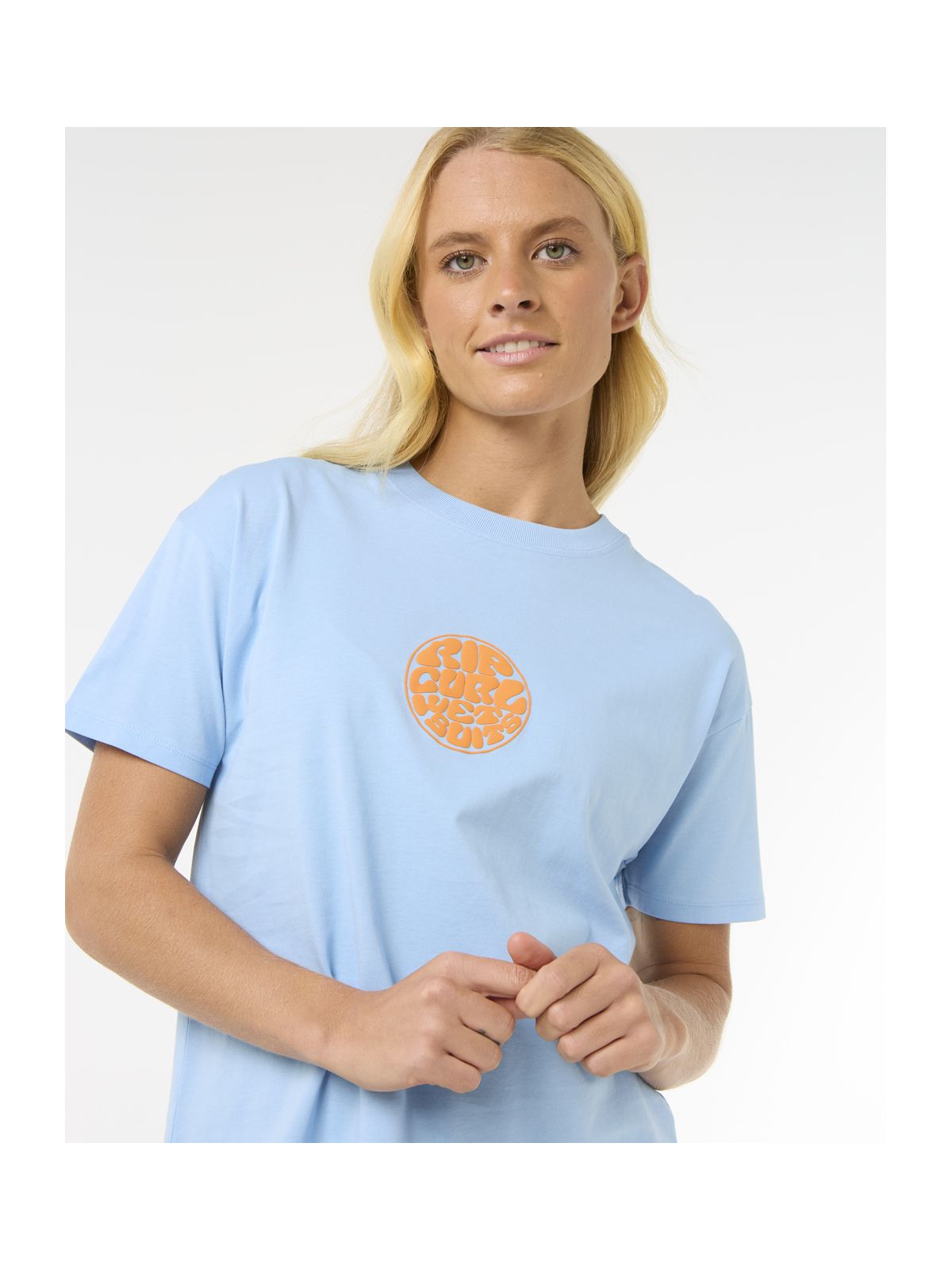 Koszulka damska RIP CURL Icons Of Surf Relaxed Tee niebieska