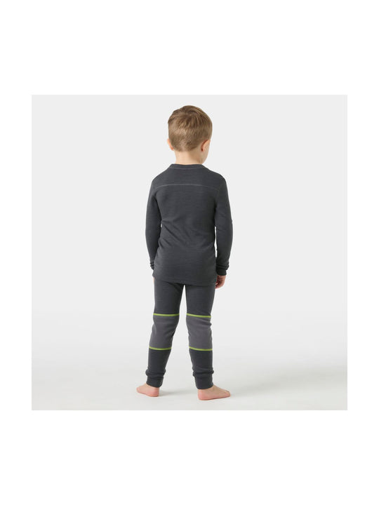 Bielizna termiczna dziecięca HELLY HANSEN K LIFA MERINO SET szara
