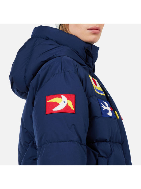 Kurtka narciarska damska ROSSIGNOL W JCC ALLSNOW DOWN JKT niebieska
