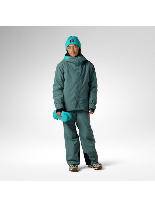 Kurtka narciarska juniorska ROSSIGNOL Jr Strawpile Insulated Ski Jkt zielona
