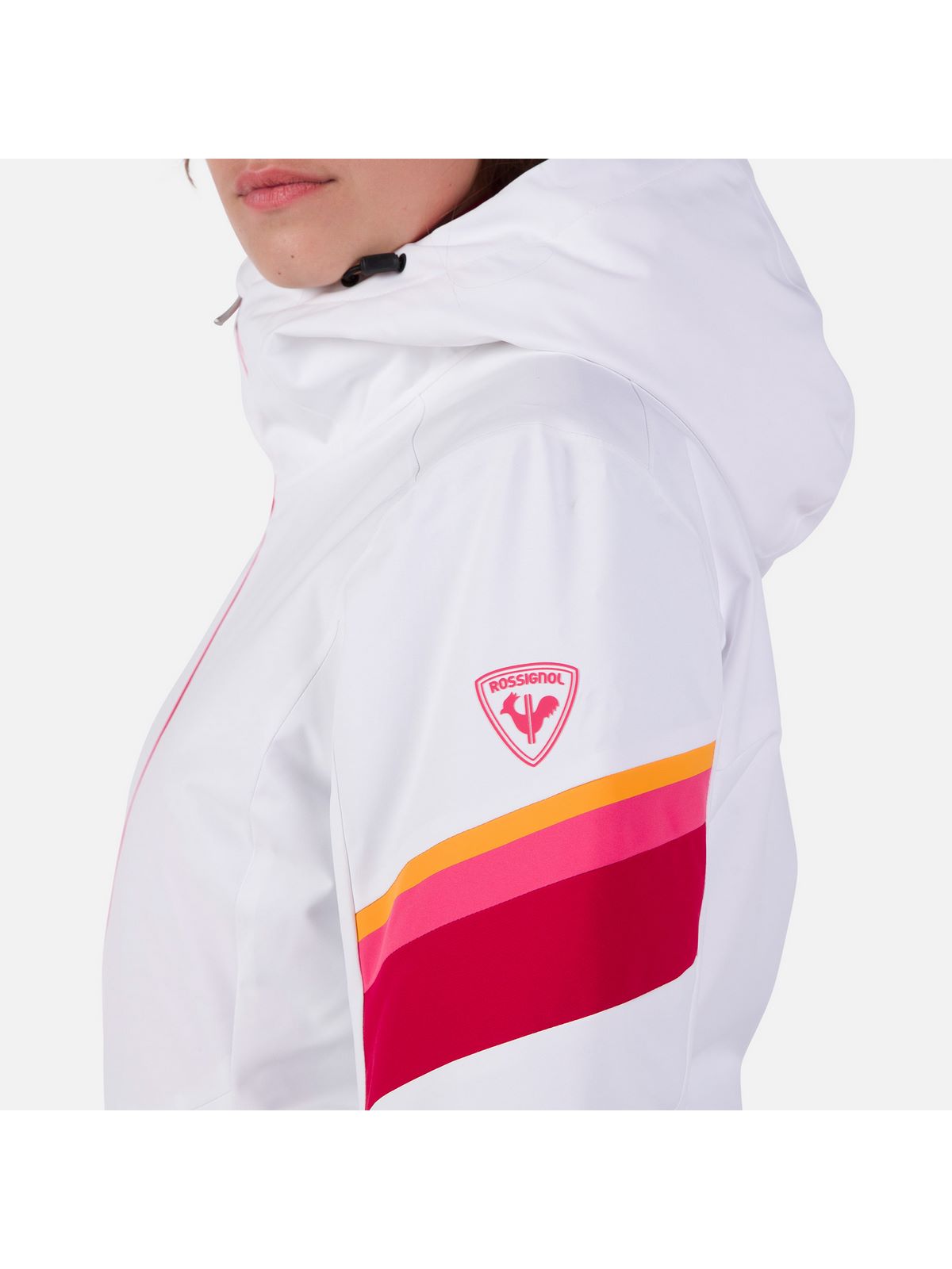 Kurtka narciarska damska ROSSIGNOL W Strawpile Jkt biały