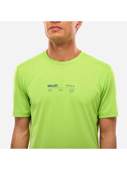 Koszulka MILLET INTENSE ESSENTIAL TS SS M zielony - Adventure Sports
