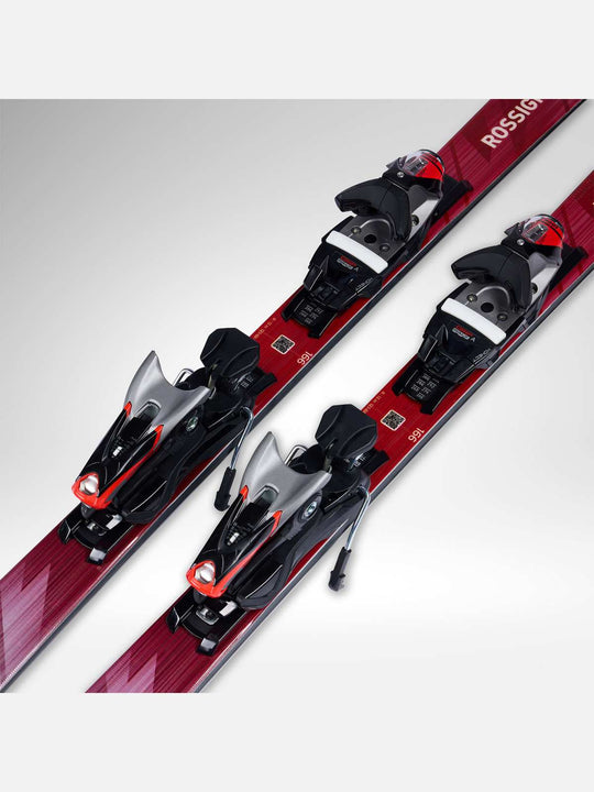 Narty ROSSIGNOL Super Virage VIII Tech + wiązania LOOK Spx14 Konect Gw B80 Silver Red
