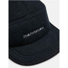 Czapka z daszkiem Peak Performance Fleece Cap czarny
